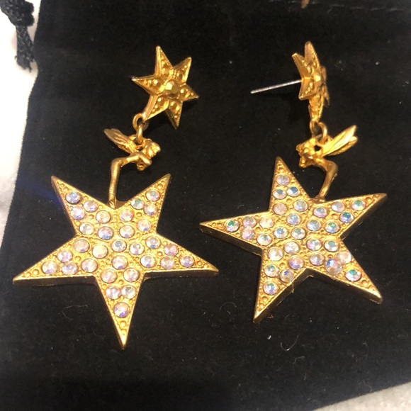 Vintage Kirks Folly Fairy in Aurora Borealis Crystallized Star-Boutique - Picture 1 of 9